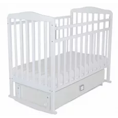 Кроватка SKV-Company Mitenica Premium Transversal (168001) с ящиком, White