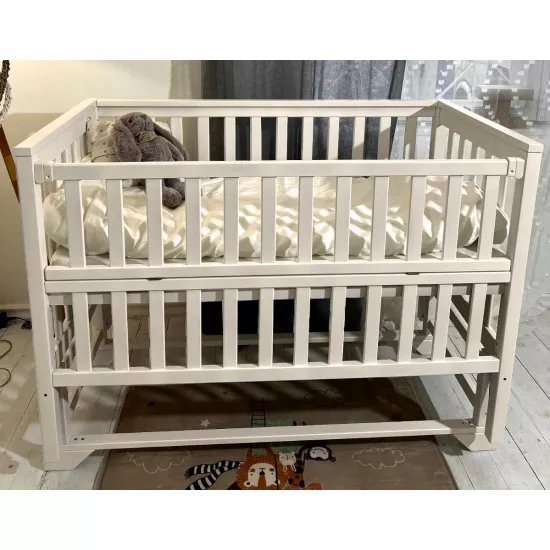 Pătuţ Goydalka Alex Plus Longitudinal (1B2-3) fără sertar, Ivory