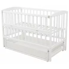 Кроватка Goydalka Valeri Premium Transversal (1B220-1) с ящиком, White