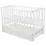 Кроватка Goydalka Valeri Premium Transversal (1B220-1) с ящиком, White
