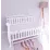 Pătuţ Goydalka Duo Plus Transversal (1B320-1) pentru gemeni, White