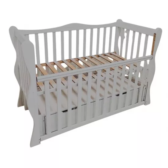 Кроватка Goydalka Joly Premium Longitudinal (1B361-4) с ящиком, Gray