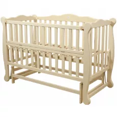 Pătuţ Goydalka Natali Plus Longitudinal (1B371-3) fără sertar, Ivory