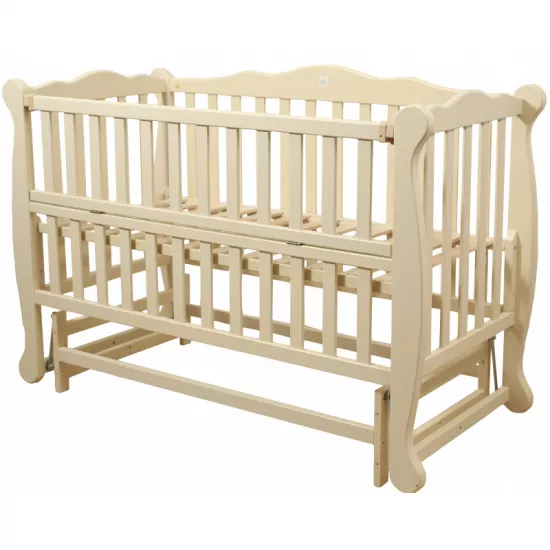 Кроватка Goydalka Natali Plus Longitudinal (1B371-3) без ящика, Ivory
