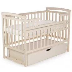 Кроватка Eucalyptus Lane Premium Transversal (DS-102) с ящиком, Vanilla
