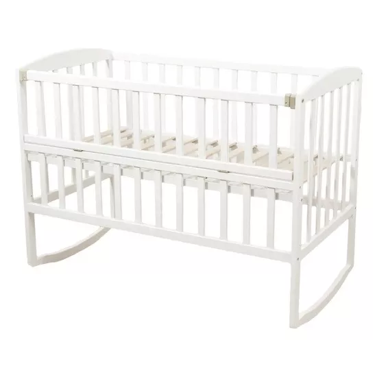 Pătuţ Eucalyptus Bimbi (DS-1101) fără sertar, White