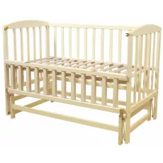 Кроватка Eucalyptus Bimbi Plus Transversal (DS-1202) без ящика, Vanilla