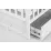 Кроватка Eucalyptus Charlene Premium Transversal (DS-201) с ящиком, White