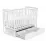 Кроватка Eucalyptus Charlene Premium Transversal (DS-201) с ящиком, White