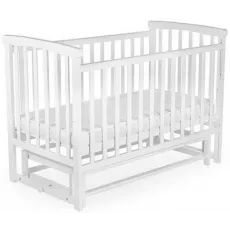 Кроватка Eucalyptus Charlene Plus Transversal (DS-2011) без ящика, White