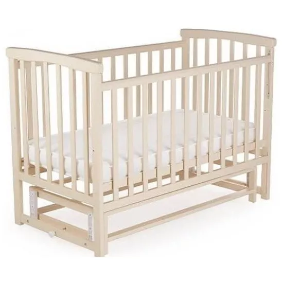 Кроватка Eucalyptus Charlene Plus Transversal (DS-2021) без ящика, Vanilla