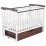 Кроватка Eucalyptus Charlene-Combi Premium Transversal (DS-301) с ящиком, White/Walnut