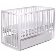 Кроватка Eucalyptus Mia Premium Transversal (DS-401) с ящиком, White
