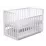 Кроватка Eucalyptus Mia Premium Transversal (DS-401) с ящиком, White
