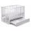 Кроватка Eucalyptus Mia Premium Transversal (DS-401) с ящиком, White