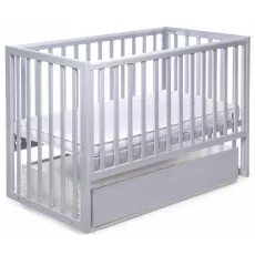 Кроватка Eucalyptus Mia Plus Transversal (DS-502) без ящика, Grey Кроватка Eucalyptus Mia Plus Transversal (DS-502) без ящика, Grey