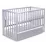 Кроватка Eucalyptus Mia Plus Transversal (DS-502) без ящика, Grey