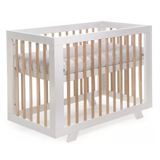 Pătuţ Eucalyptus Melody Plus Longitudinal (DS-601) fără sertar, White