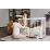 Pătuţ Eucalyptus Melody Plus Longitudinal (DS-601) fără sertar, White