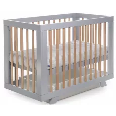 Кроватка Eucalyptus Melody Plus Longitudinal (DS-602) без ящика, Gray