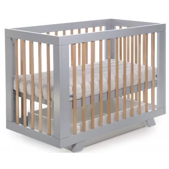 Pătuţ Eucalyptus Melody Plus Longitudinal (DS-602) fără sertar, Gray