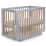Pătuţ Eucalyptus Melody Plus Longitudinal (DS-602) fără sertar, Gray