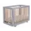 Pătuţ Eucalyptus Melody Plus Longitudinal (DS-602) fără sertar, Gray