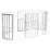 Кроватка Eucalyptus Olivia Transversal (DS-701) без ящика, White