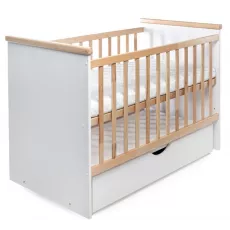 Кроватка Eucalyptus Harry Premium Transversal (DS-7021), White Кроватка Eucalyptus Harry Premium Transversal (DS-7021), White