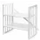 Pătuţ Eucalyptus Olivia Plus Transversal (DS-8021) fără sertar, Gray