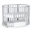 Pătuţ Eucalyptus Olivia Plus Transversal (DS-8021) fără sertar, Gray