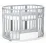 Pătuţ Eucalyptus Olivia Plus Transversal (DS-8021) fără sertar, Gray
