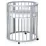 Pătuţ Eucalyptus Olivia Plus Transversal (DS-8021) fără sertar, Gray
