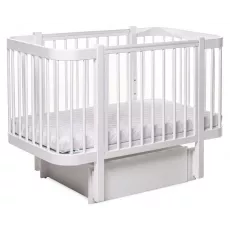 Кроватка Eucalyptus Karol Plus Longitudinal (DS-901) без ящика, White