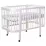 Pătuţ Eucalyptus Karol Premium Longitudinal (DS-9011) cu sertar, White/White