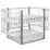 Кроватка Eucalyptus Karol Premium Longitudinal (DS-9021) с ящиком, White/Grey