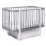 Кроватка Eucalyptus Karol Plus Longitudinal (DS-904) без ящика, Gray/White