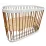 Pătuţ Eucalyptus Napoli Plus Universal (DS-N141), White/Natural