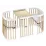 Pătuţ Eucalyptus Napoli Plus Universal (DS-N141), White/Natural