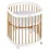 Pătuţ Eucalyptus Napoli Plus Universal (DS-N141), White/Natural