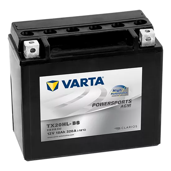 Acumulator auto Varta Powersports AGM YTX20HL-BS 18Ah 320A
