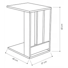 Suporturi pentru canapea Showdeko Edi M.SH.12470.12, Ancient White