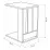 Suporturi pentru canapea Showdeko Edi M.SH.12470.12, Ancient White