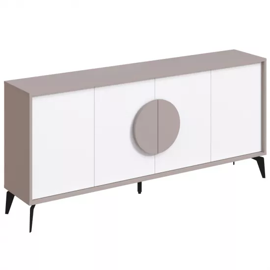 Тумба под ТВ Showdeko Gora Console M.K.23915.2 (180 см), Light Mocha/White