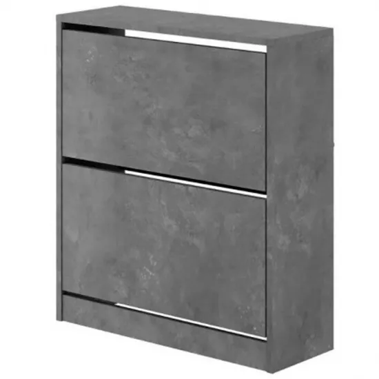 Тумба для обуви Showdeko Shoe Cabinet Two 73cm, 73x25x82 см, Retro Gray
