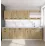 Bucatarie modulara Yasen Samanta 2.6 m, PAL, Stejar Artisan