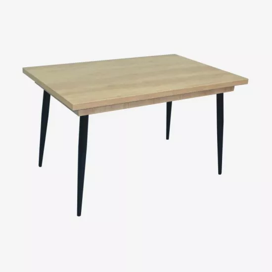 Masă pentru bucătărie Eva DT-433-4B, Wood/black legs