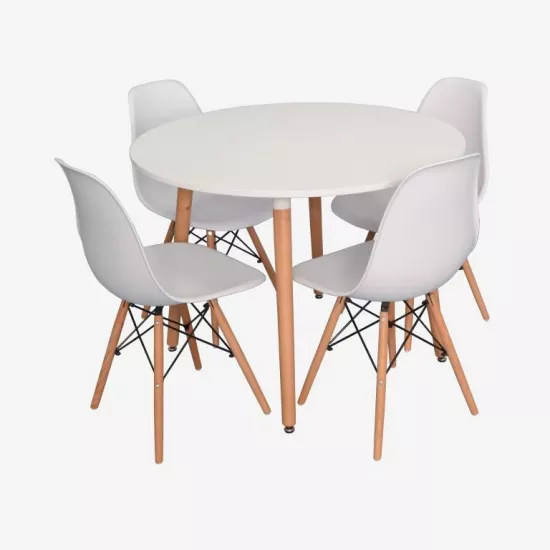 Set de mobilÄ? Eva DT 402 - 1WO + 4 LC-021 White