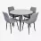 Set de mobilă Eva DT 402-6B + 4 XR-154B Grey 5