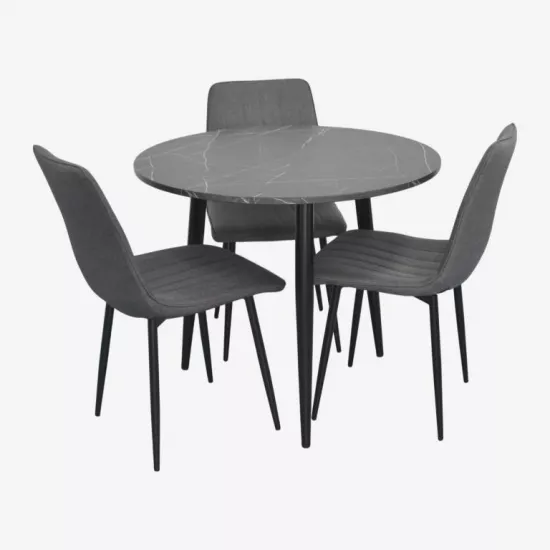 Set de mobilă Eva DT 404-6B + 3 XR-154B Grey 5